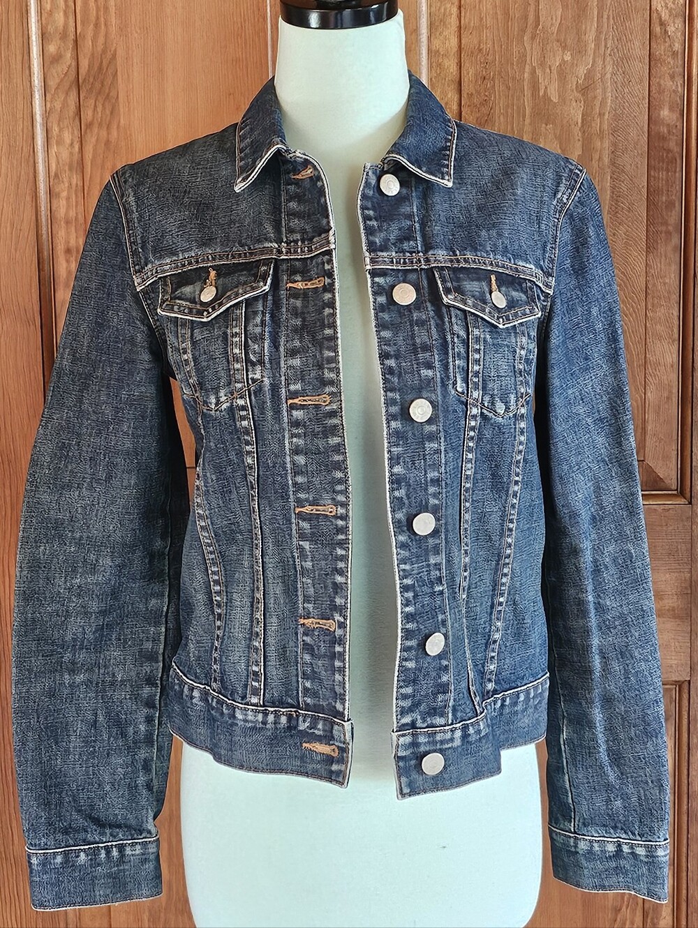 J. Crew XS Dark Wash Jean Jacket